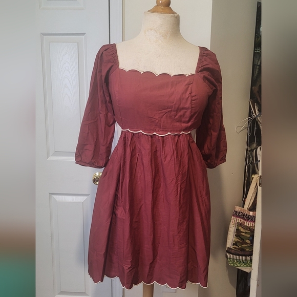 Anthropologie Forever That Girl Boho Cotton Dress - 1X - Picture 2 of 5